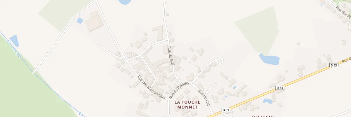 Plan du 12 La Touche Monnet à La Limouzinière