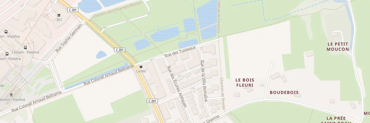 Plan du 3 Rue des Tusseaux à Cesson-Sévigné