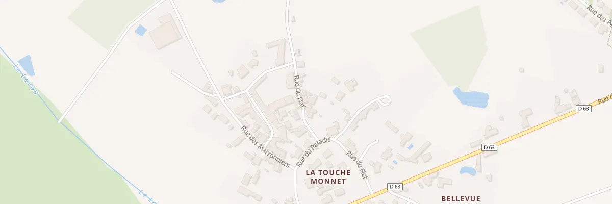 Plan du 5380 La Touche Monnet à La Limouzinière