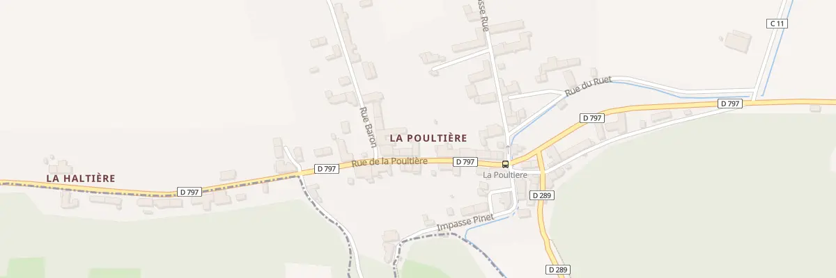 Plan du 16 Rue de la Poultiere à Roz-sur-Couesnon
