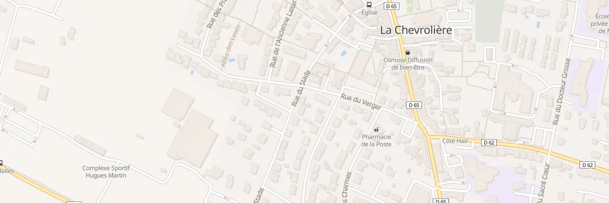 Plan du 33 Rue du Stade à La Chevrolière