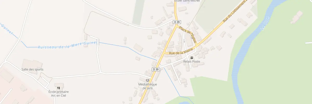 Plan du 4 Rte de Lusanger à Jans