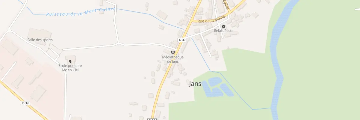 Plan du 7 Rte de Nozay à Jans