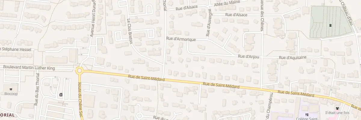 Plan du 21 Rue d’Anjou à Saint-Aubin-d’Aubigné