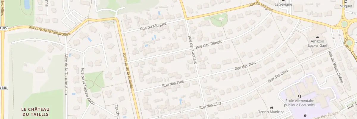 Plan du 16 Rue des Tilleuls à Cesson-Sévigné