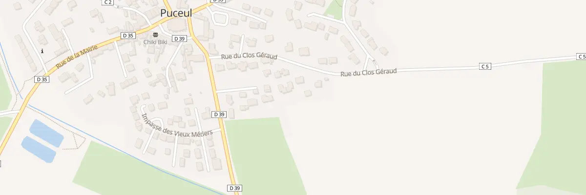 Plan du 8T Rue du Clos Géraud à Puceul
