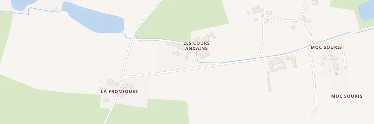 Plan du 5543 Les Cours Andains à Chanteloup