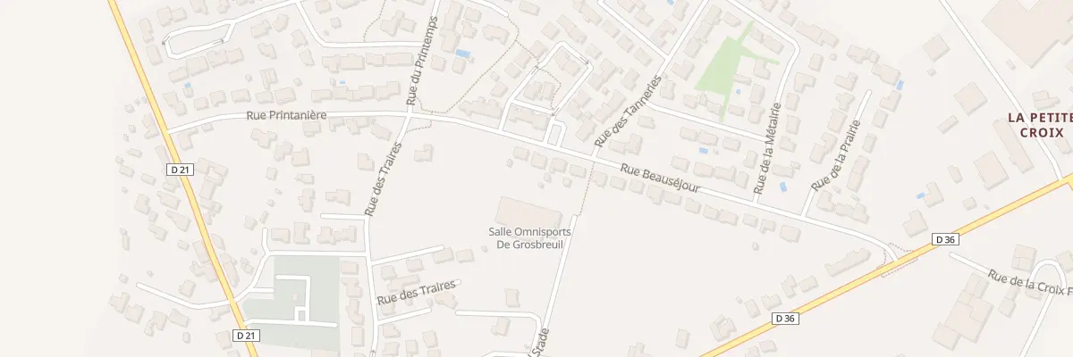 Plan du 6 Rue beauséjour à Grosbreuil
