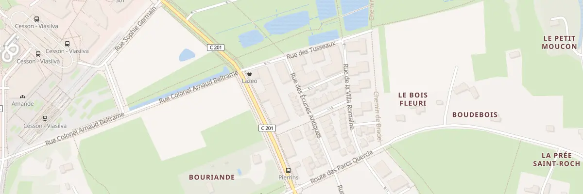 Plan du 25 Rue des Écuries Antiques à Cesson-Sévigné