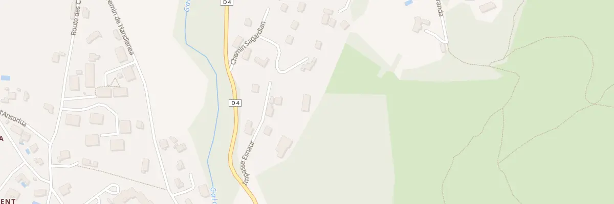 Plan du 320 Imp Esnaur à Ascain