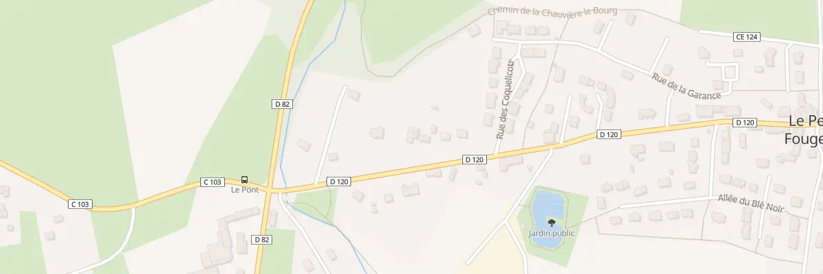 Plan du 40 Rue du Tapion au Petit-Fougeray