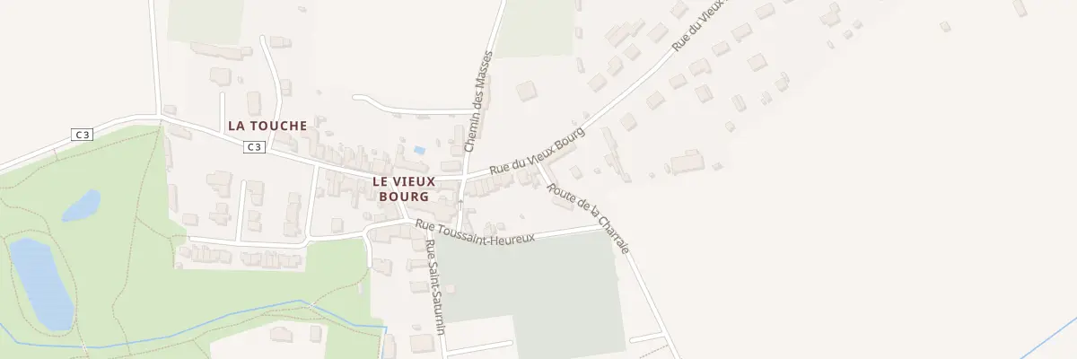 Plan du 43 Rue du Vieux Bourg à Nozay