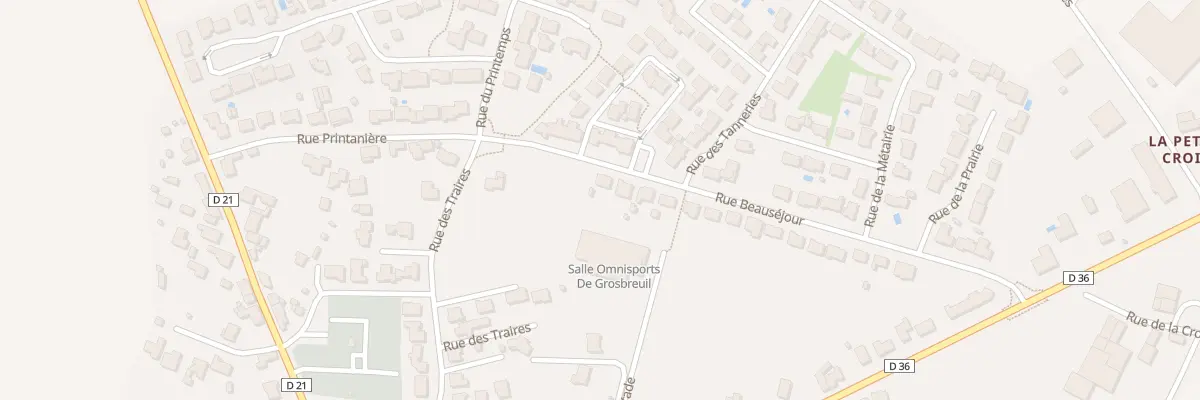 Plan du 4 Rue beauséjour à Grosbreuil