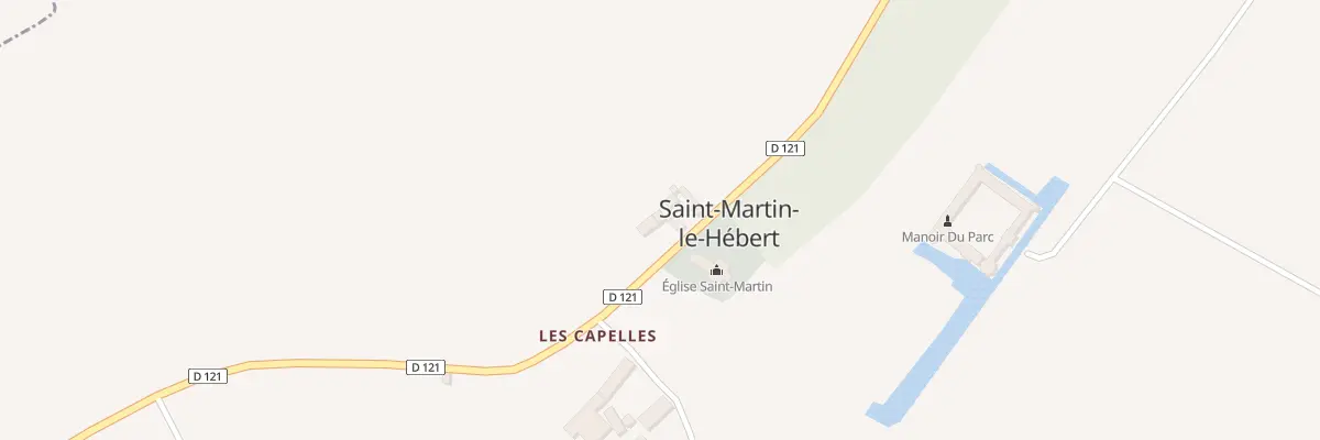 Plan du 1317 Rte de la Fraserie - St Martin à Bricquebec-en-Cotentin