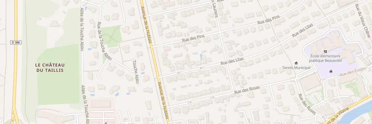 Plan du 7 Rue des Lilas à Cesson-Sévigné