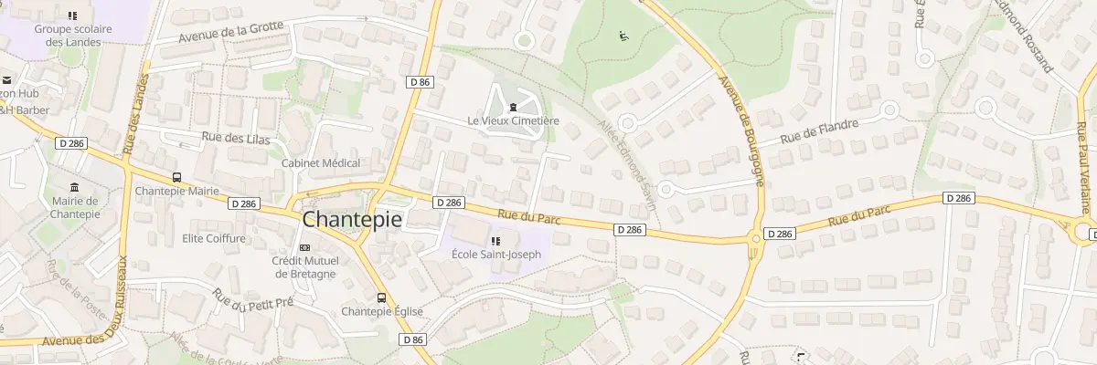 Plan du 15 Rue du Parc à Chantepie