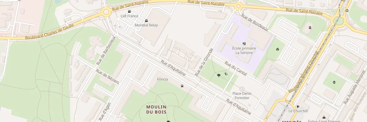 Plan du 12A Rue d’Aquitaine à Saint-Herblain