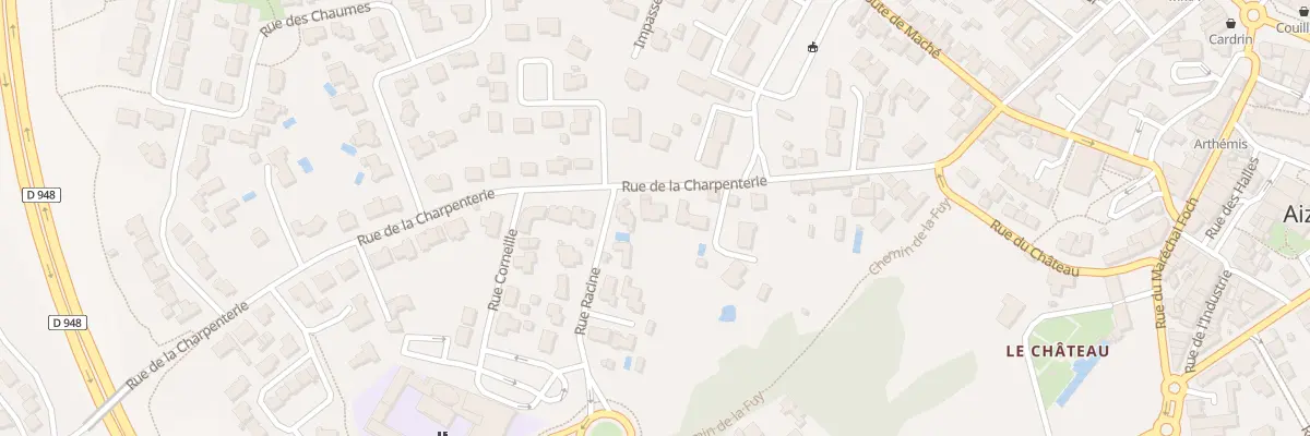 Plan du 23 Rue de la charpenterie à Aizenay