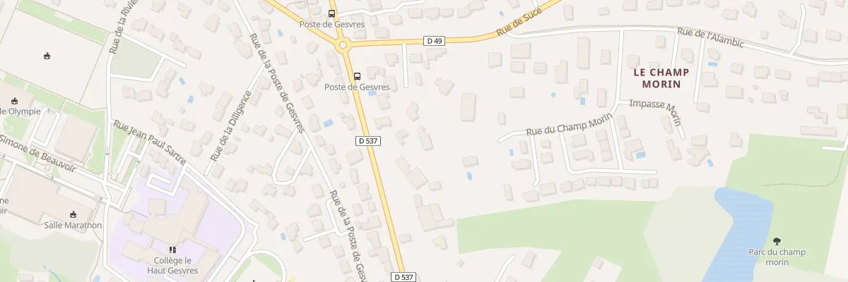 Plan du 53B Rue de rennes à Treillières