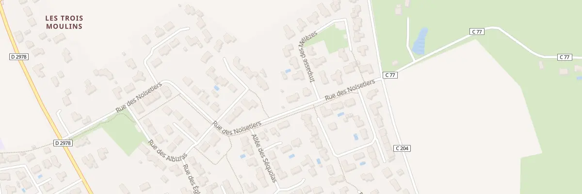 Plan du 19 Rue des noisetiers à Aizenay