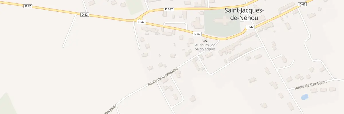 Plan du 6 Rte de la Roquelle à Saint-Jacques-de-Néhou