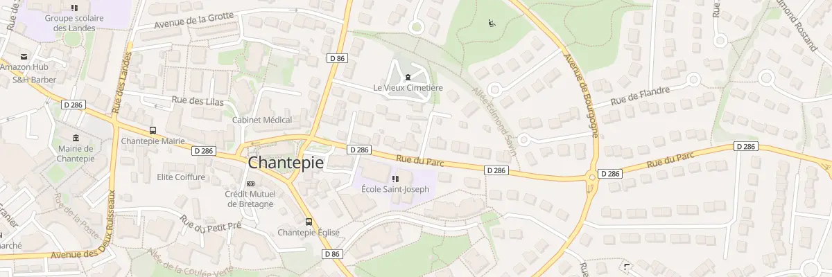 Plan du 13 Rue du Parc à Chantepie