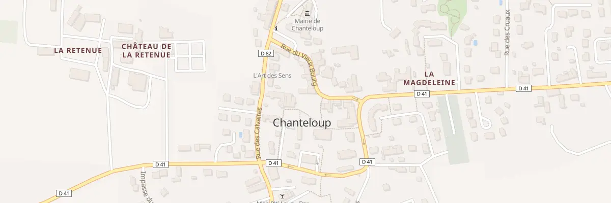 Plan du 16 Rue du Vieux Bourg à Chanteloup