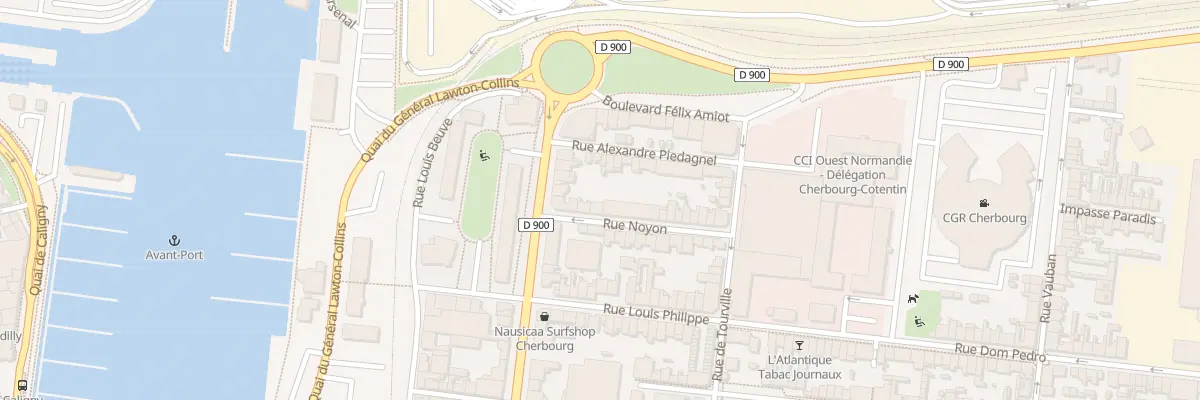 Plan du 3B Rue Noyon à Cherbourg-en-Cotentin