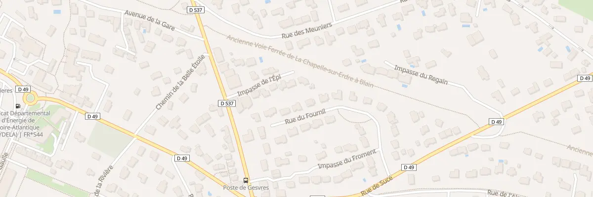 Plan du 22 Rue du fournil à Treillières