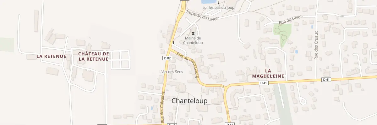 Plan du 6 Rue du Vieux Bourg à Chanteloup