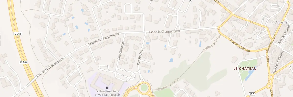 Plan du 2 Rue racine à Aizenay