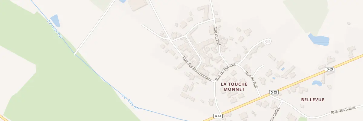 Plan du 32 La Touche Monnet à La Limouzinière