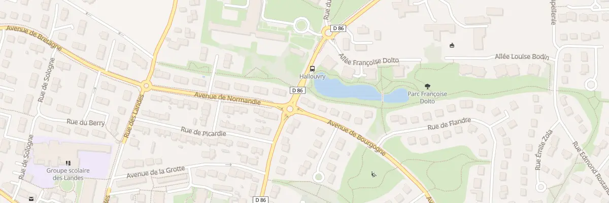 Plan du 1 Av de Bourgogne à Chantepie