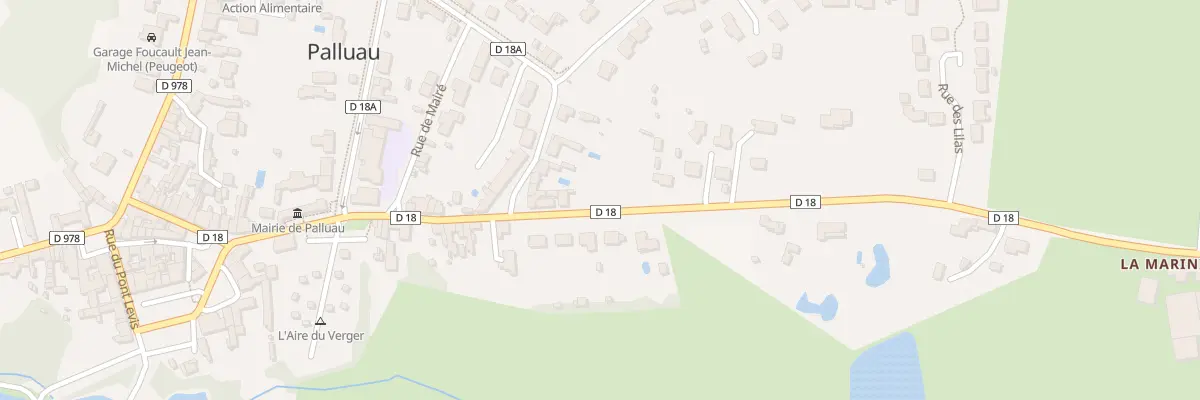 Plan du 19 Rue de lattre de tassigny à Palluau