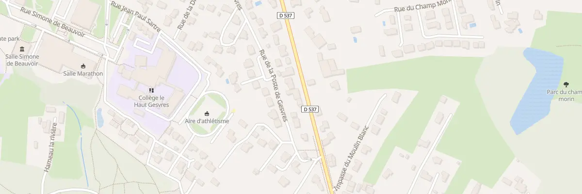 Plan du 66 Rue de rennes à Treillières