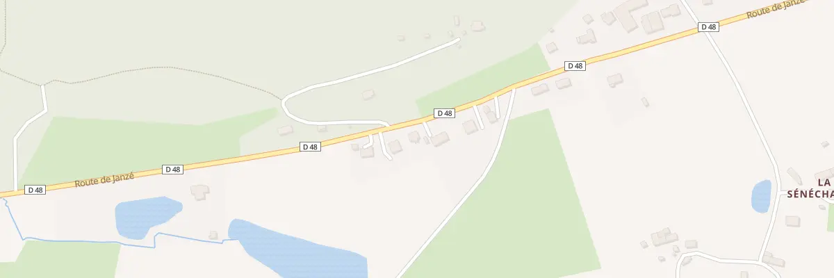 Plan du 5330 Les Quatre Routes à Chanteloup