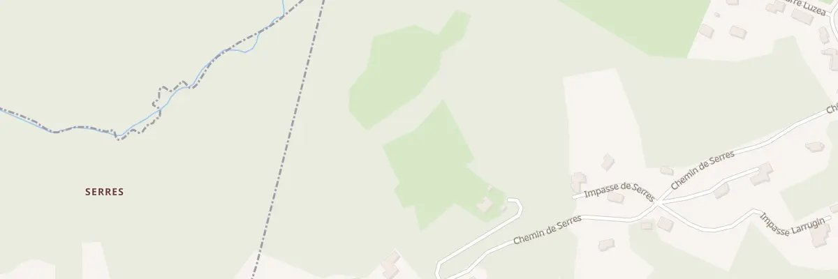 Plan du 5525 Che de Serres à Saint-Pée-sur-Nivelle