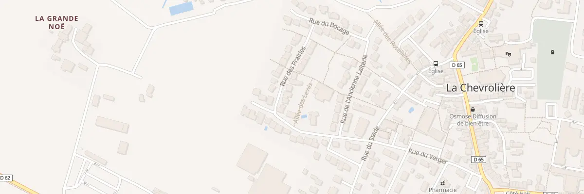 Plan du 17 Rue des Prairies à La Chevrolière