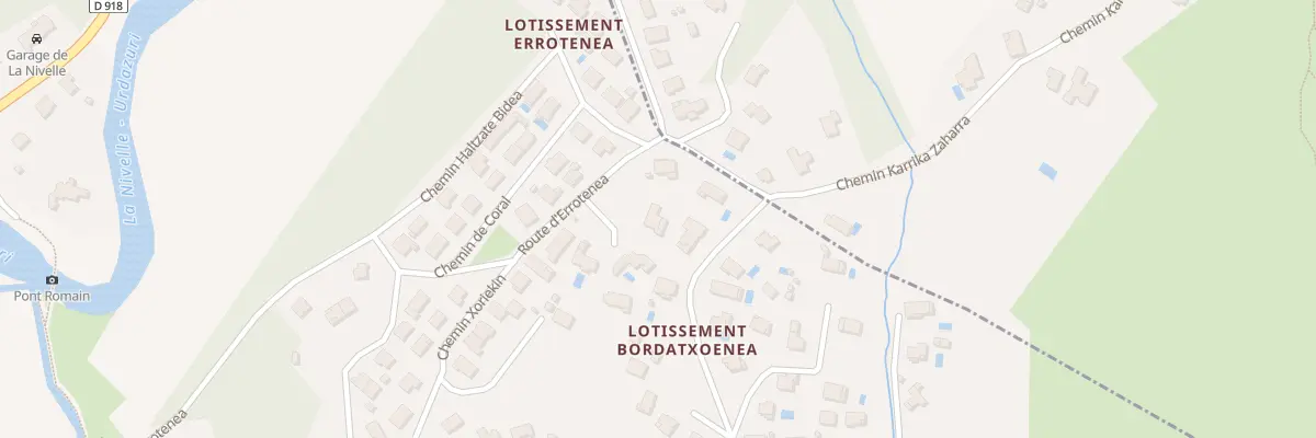 Plan du 574 Rte d’ Errotenea à Ascain