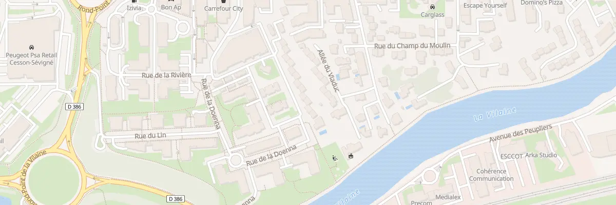 Plan du 25 Rue du Petit Marais à Cesson-Sévigné