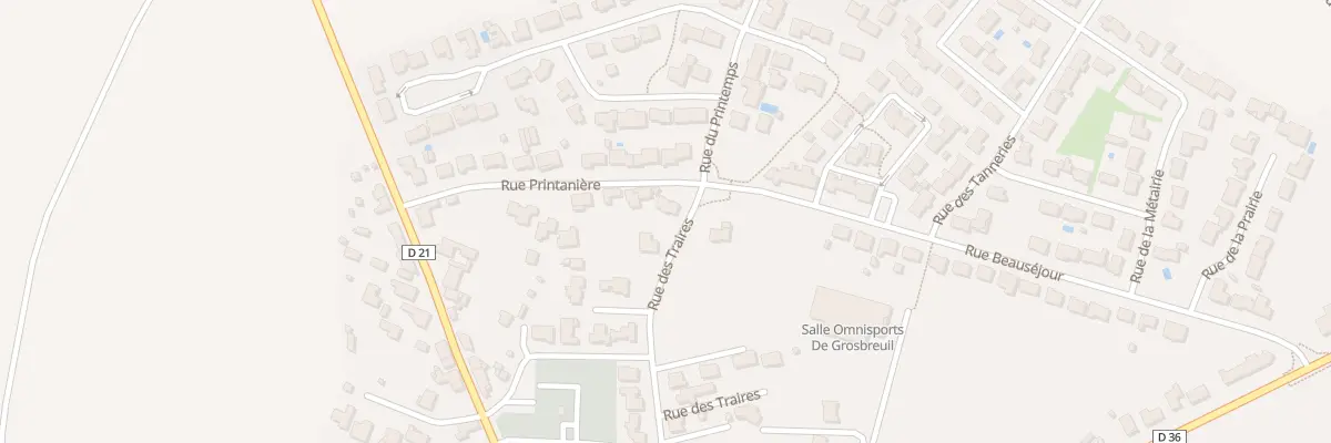 Plan du 16 Rue printanière à Grosbreuil