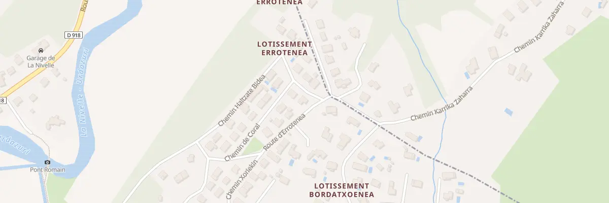 Plan du 601 Rte d’ Errotenea à Ascain