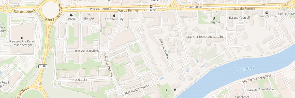Plan du 15 Rue du Petit Marais à Cesson-Sévigné