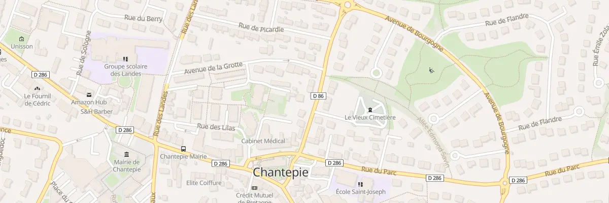 Plan du 5 Rue d’Hallouvry à Chantepie