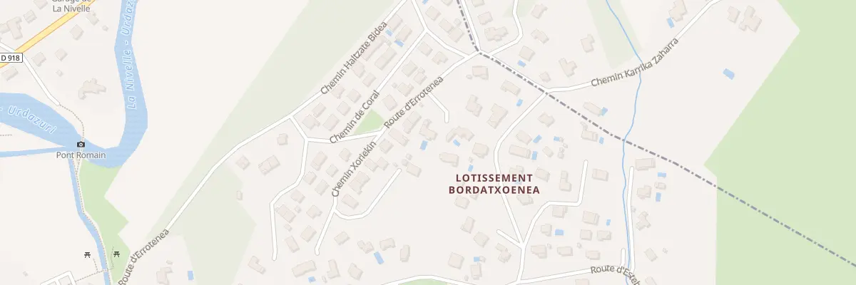 Plan du 568 Rte d’ Errotenea à Ascain