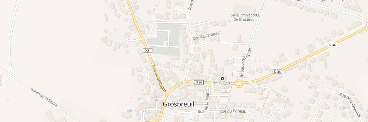 Plan du 3 Rue des traires à Grosbreuil