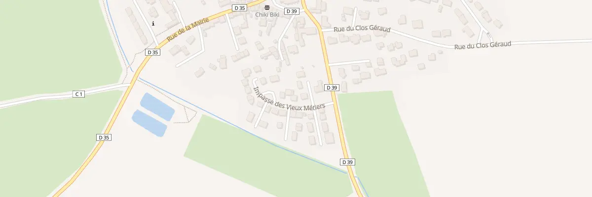 Plan du 2 Imp des Vieux Métiers à Puceul