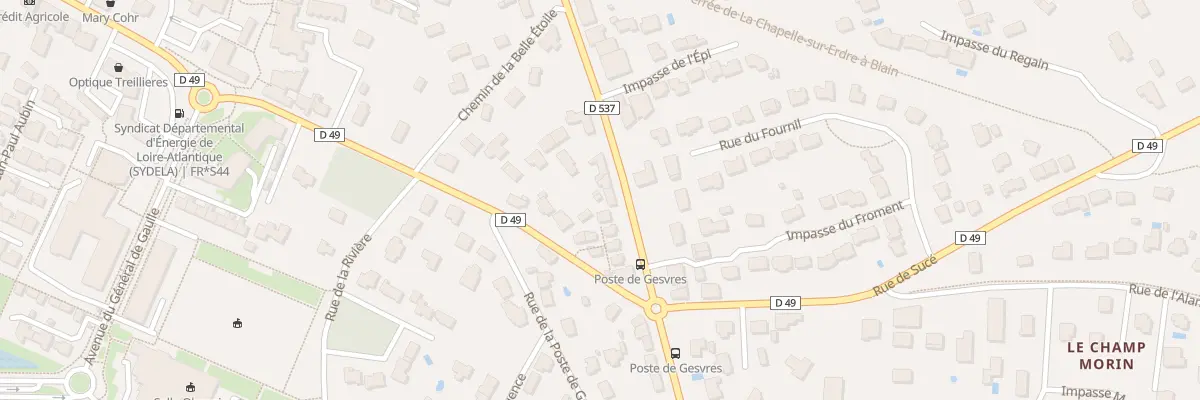 Plan du 38 Rue de rennes à Treillières