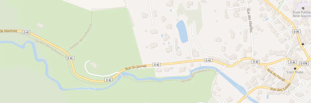 Plan du 22 Rue du Jaunay à Beaulieu-sous-la-Roche