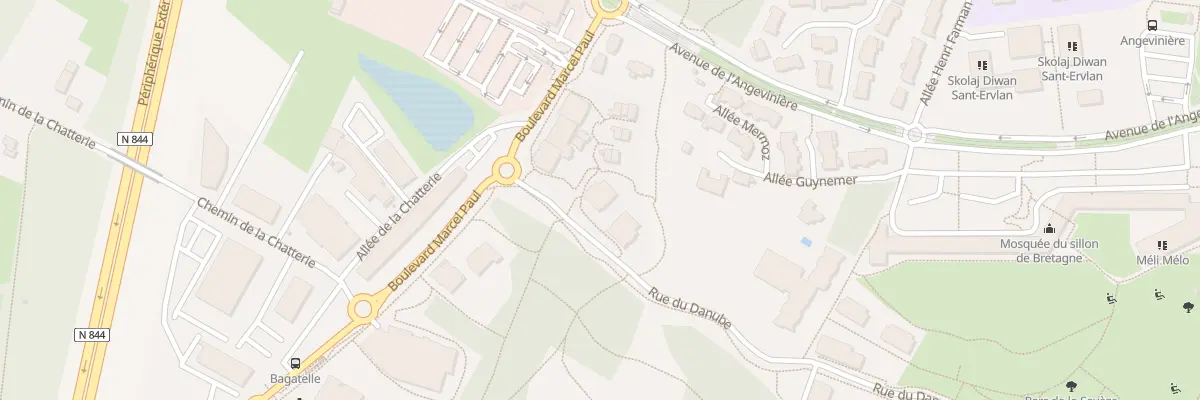 Plan du 22 Rue du Danube à Saint-Herblain